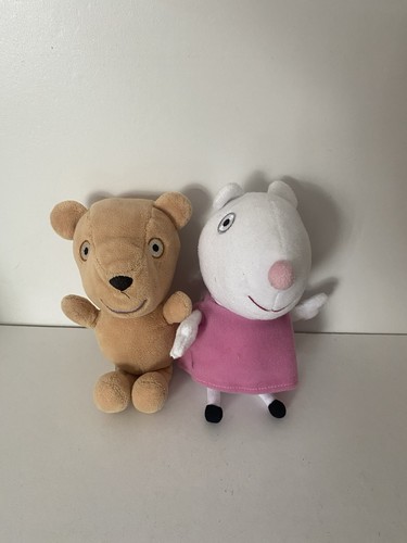 Peppa pig teddy bear - peppa, suzy