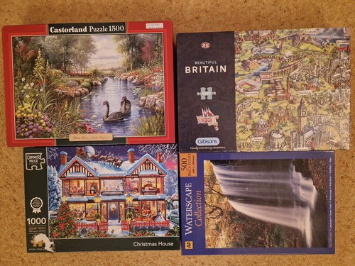 Jigsaw puzzles varying pieces - jigsaw,