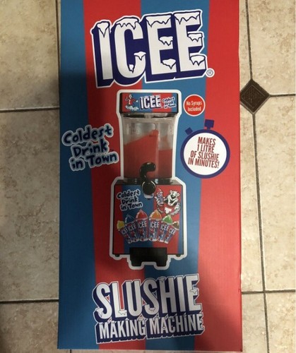 Icee slushie making machine - making,