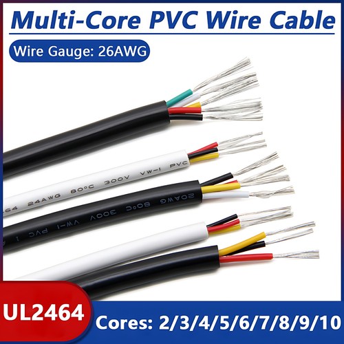 Multi core pvc cable - core, awg