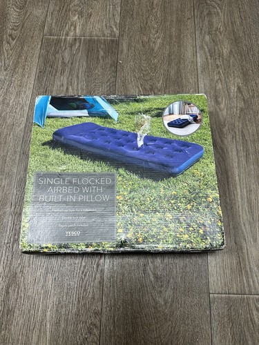 Tesco single flocked airbed - tesco,