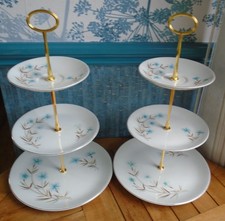 2 x 3 tier cake stands from