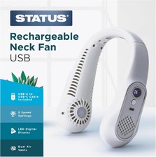 Status quiet wearable neck fan - neck,