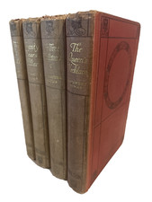 Bundle 4 Vintage Alexandre Dumas  Hardback Book Nelson Matching Red Musketeers