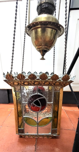 Antique brass stained - an, &