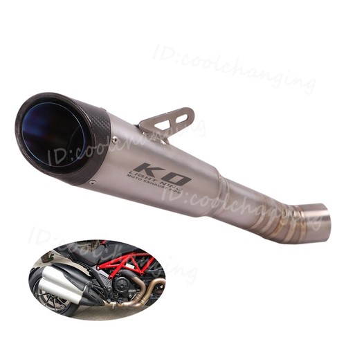 Exhaust pipe slip muffler - slip, on