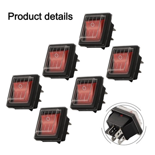 Pack rocker switches with - 6,