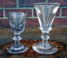 Georgian anique firing glasses