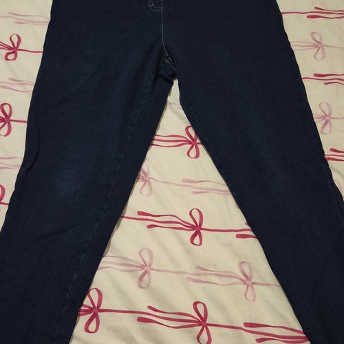 Dark blue jeggings - blue,