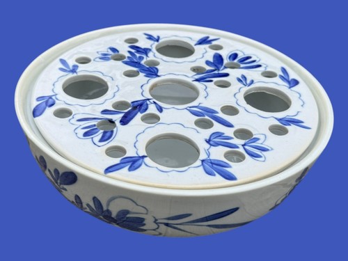 Vintage floral delft style - vintage,
