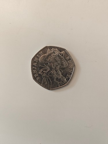 Rare 50p coin benjamin bunny - coin,