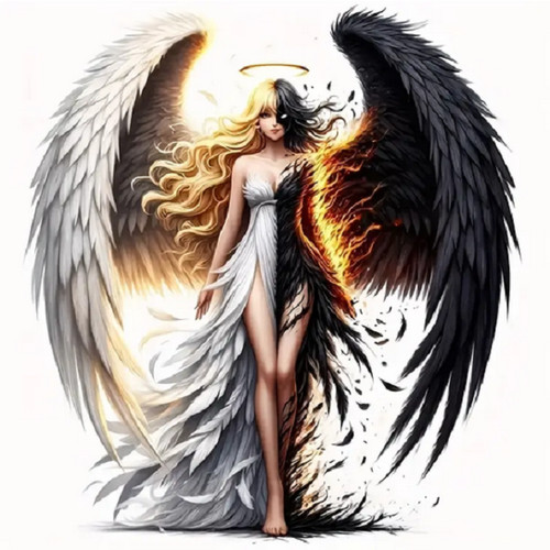 Amazing angel devil wing - wing, pagan
