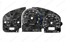 Subaru Impreza GD KM/H Forged Carbon Dial Cards 8 Colours Gauges