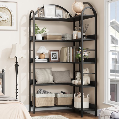 Tier shaped corner - 5-tier, l-shaped