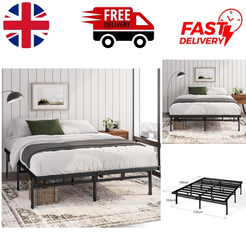 Modern justin double bed frame - modern,