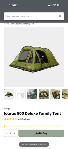 Vango icarus 500 5 - 500,
