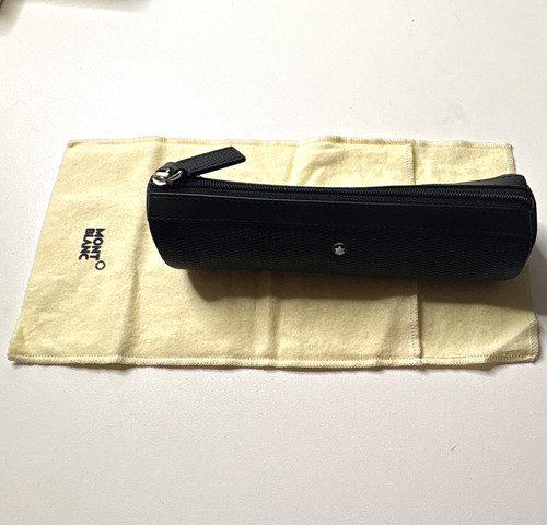 Montblanc black leather - montblanc,