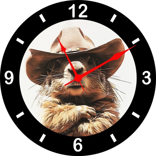 Ground hog wall clock - ground,