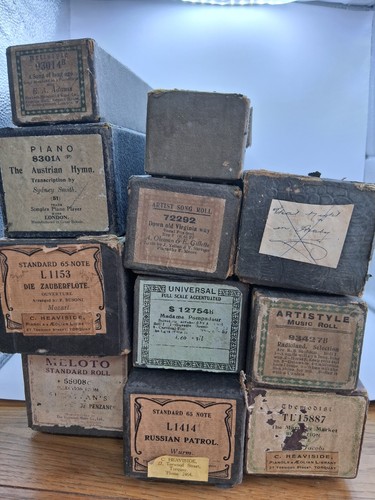 Vintage pianola rolls 11 - vintage,