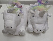 Unicorn Slippers Soft White