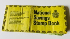 1972 UK National Savings Stamp Book with 11 Stamps – Highly Collectible RARE