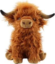 Clever Brown Highland Cow Coo