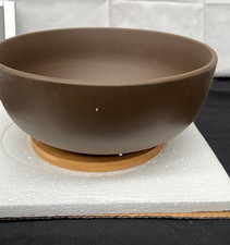 Thirtypot Terracotta Planter  Large Pot with Drainage & Bamboo Saucer10"