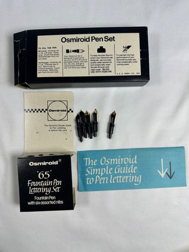 Vintage osmiroid nibs lot - vintage, "65"
