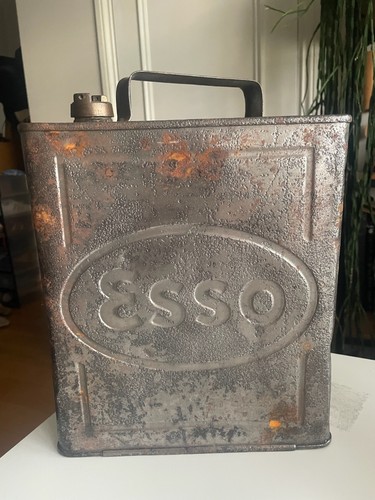 Vintage esso fuel can - fuel,