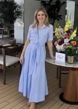 ZARA ZW COLL BLUE WHITE STRIP