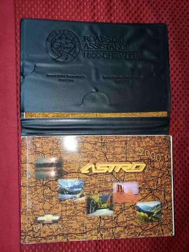 Owners manual chevy astro - astro, 00