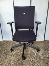 Used Elite I-Sit Operator Chair – Ergonomic Task Chair with Adjustable Arms