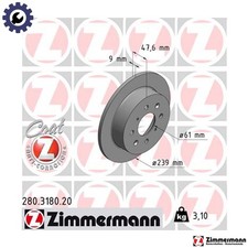 2x BRAKE DISC 280.3180.20 FOR