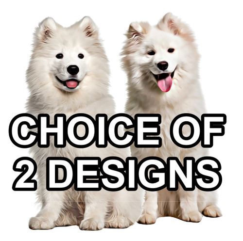Samoyed self adhesive dog - adhesive,