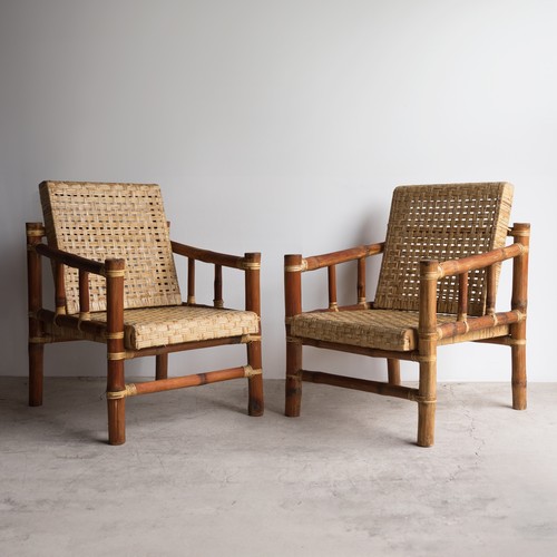 Pair vintage bamboo and - vintage,