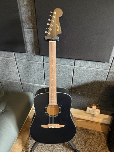 Fender acoustic guitar - fender, black