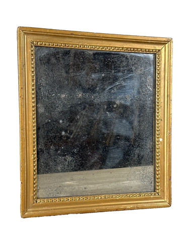 Antique mirror gilded wood - antique,