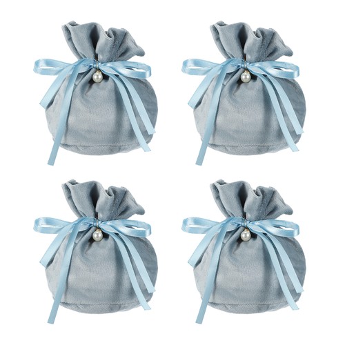 Flannel drawstring gift bag 6 - drawstring,
