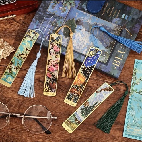Bookmark feather metal - feather,