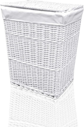 Medium wicker laundry basket - medium,