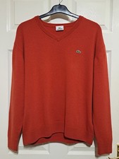 Lacoste Orange Wool Jumper