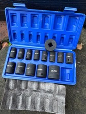 US PRO Drive Impact Socket Set (10 32mm) 6 Point Hex And E10-E24 E-Torx Set