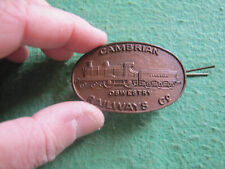 Cambrian Railways Co Cap Badge