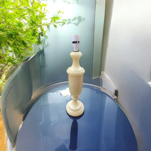 Lamp base italian marble onyx - italian, marble/onyx