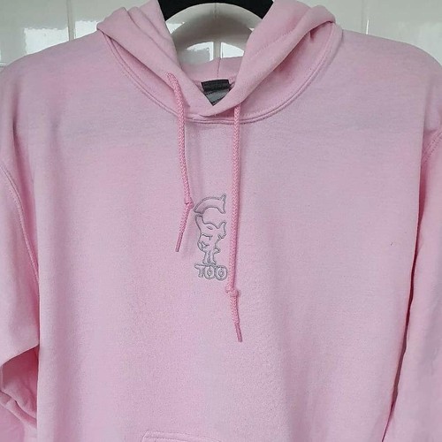 Pale pink cockatoo hoodie - pale,