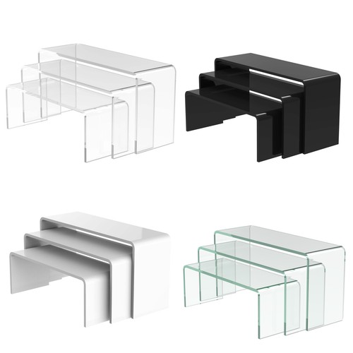 Acrylic nesting plinths - acrylic, riser