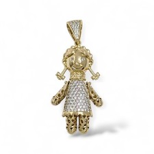 9ct Gold XP Ragdoll Pendant On