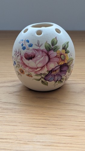 Axe vale pottery posy vase - axe,