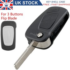 For Ford KA MK2 2008 - 2016 Flip Remote Car Key Fob Shell Case 3 Button