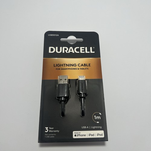 Duracell lightning cable - duracell, 1m